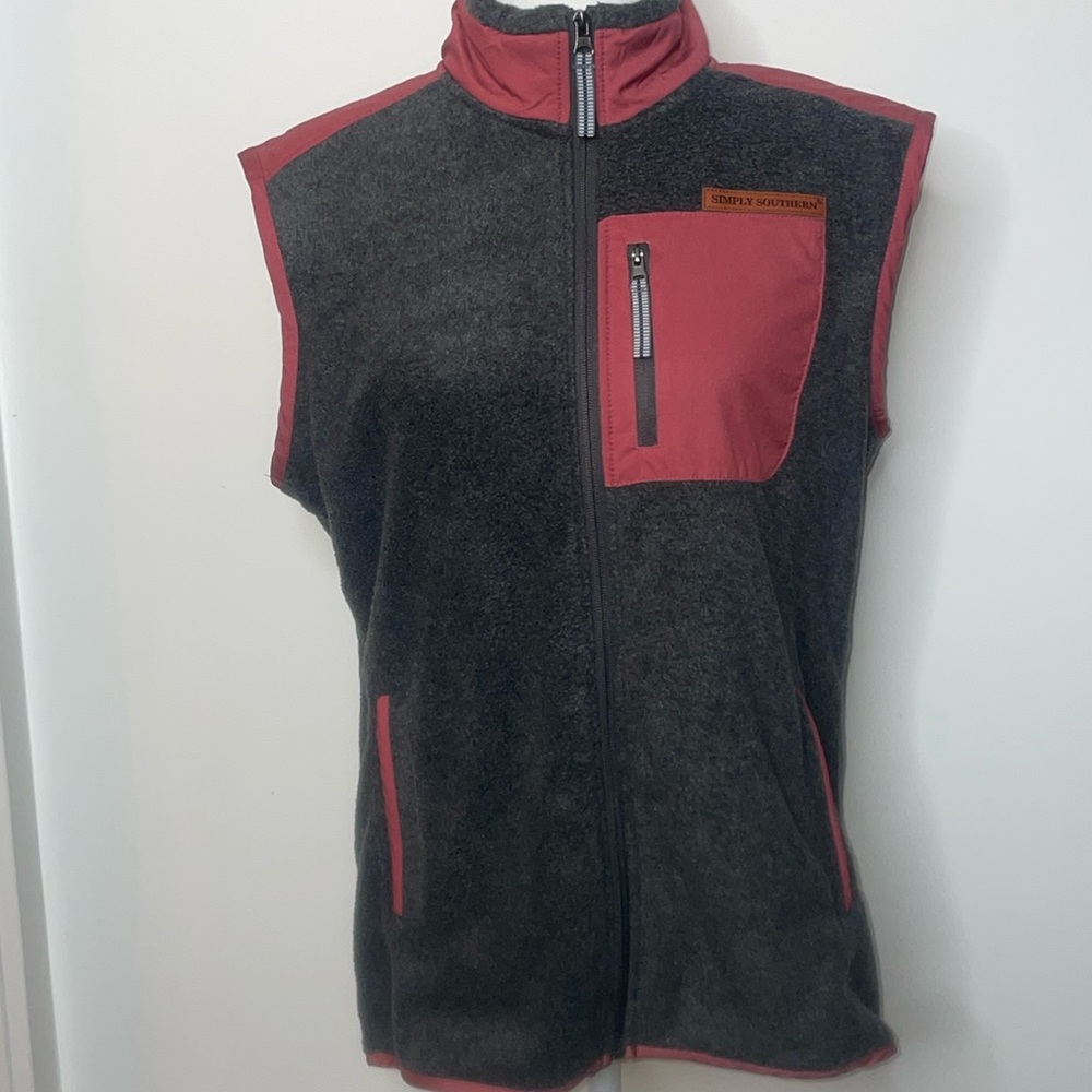 SIMPLY SOUTHERN (NWT) Women’s Size Small Zip Up Fleece Vest